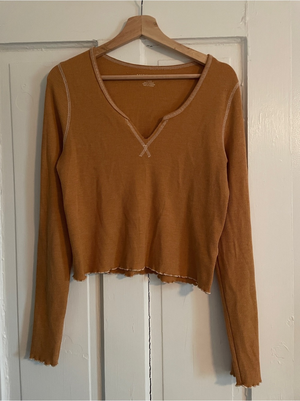American Eagle Cropped Long Sleeve